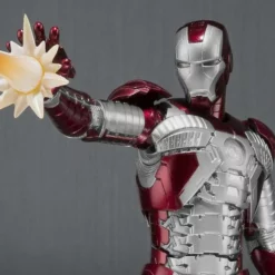 Bandai Iron Man 2 S.H.Figuarts Iron Man Mark V & Hall Of Armor Set