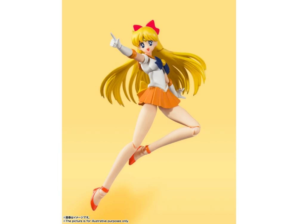 Bandai Sailor Moon S.H.Figuarts Sailor Venus (Animation Color Edition) 6 Bandai Sailor Moon S.H.Figuarts Sailor Venus (Animation Color Edition) - Image 6