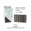 SP-S02 Fine Mesh Adhesive Sandpaper Set GRIT #1000-#2500 (100 Pieces）
