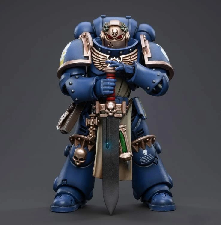 Warhammer 40K Ultramarines Primaris Company Champion 1/18 Scale Figure 2 Warhammer 40K Ultramarines Primaris Company Champion 1/18 Scale Figure - Image 2