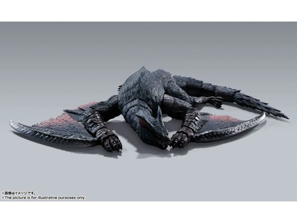 Bandai Monster Hunter S.H.MonsterArts Nargacuga (With Bonus) 6 Bandai Monster Hunter S.H.MonsterArts Nargacuga (With Bonus) - Image 6