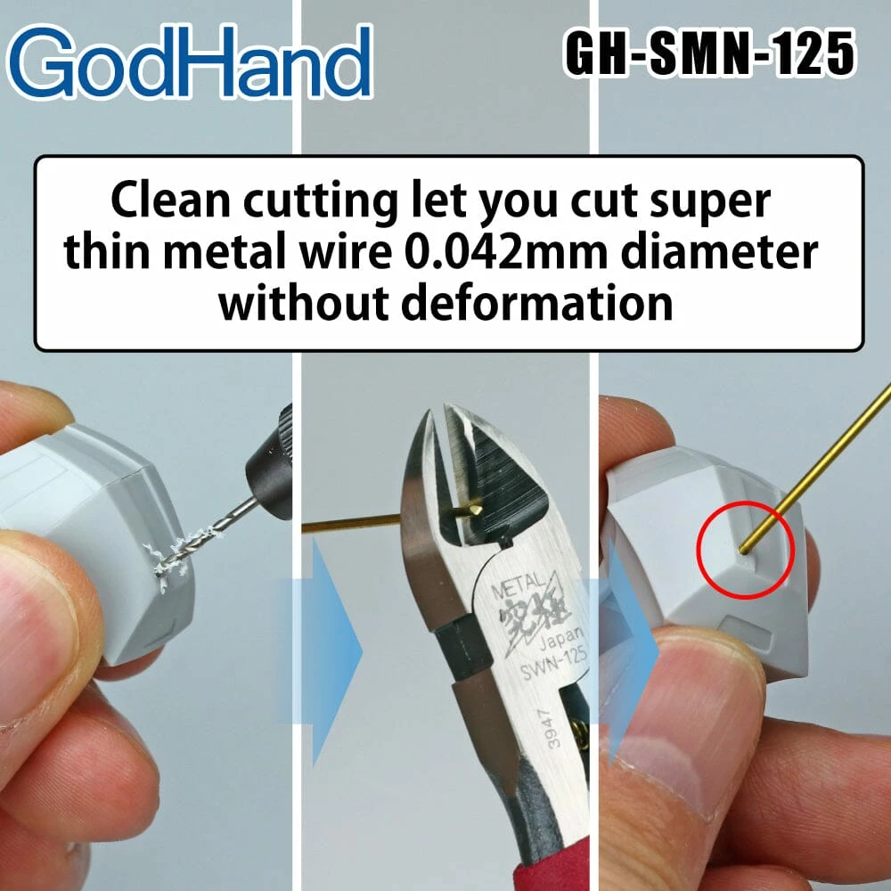 GodHand - Metal Wire Nipper (GH-SWN-125) 3 GodHand - Metal Wire Nipper (GH-SWN-125) - Image 3
