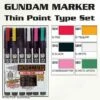 Creos GMS110 Gundam Marker 6 Color Set (Thin Type)