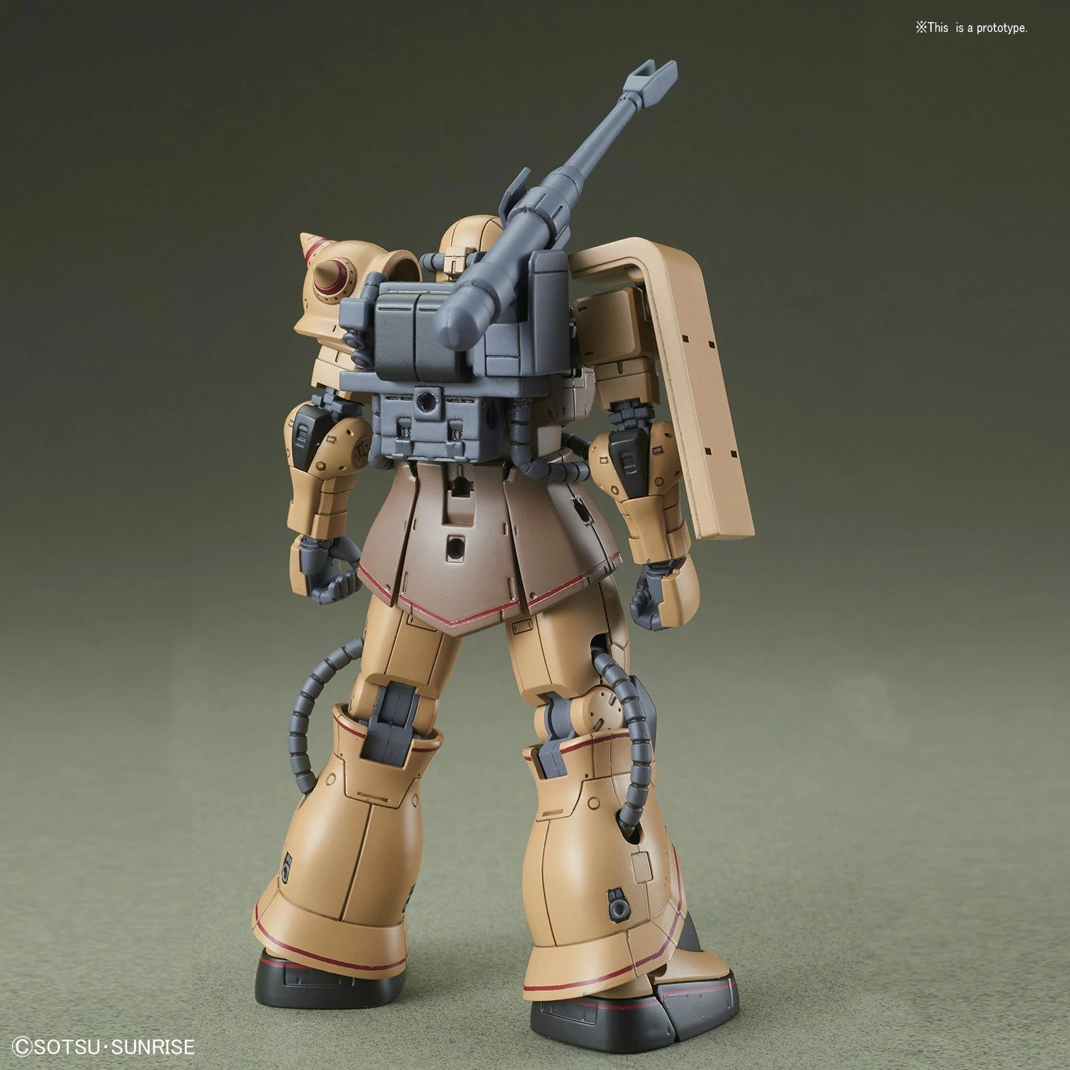 Bandai HG-The Origin 1/144 #019 MS-06CK Zaku Half Cannon 9 Bandai HG-The Origin 1/144 #019 MS-06CK Zaku Half Cannon - Image 9
