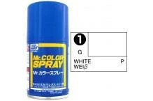 Mr. Hobby S1 Mr. Color Spray White (Gloss/Primary)