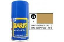 Mr. Hobby MR COLOR SPRAY 100ML DARK YELLOW FLAT # 039
