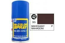 Mr. Hobby MR COLOR SPRAY 100ML MAHOGANY SATIN GLOSS # 042