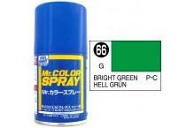 Mr. Hobby MR COLOR SPRAY 100ML BRIGHT GREEN GLOSS # 066