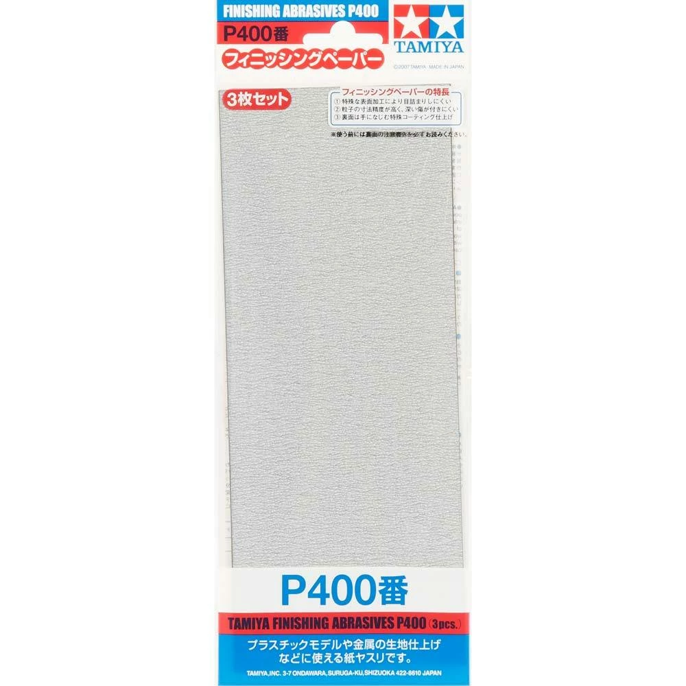 STEVENS Tamiya Finishing Abrasives P400 1 STEVENS Tamiya Finishing Abrasives P400