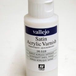 Vallejo SATIN Acrylic Varnish 2oz / 60ml 26.519 26519 UV Restistant Clear Coat