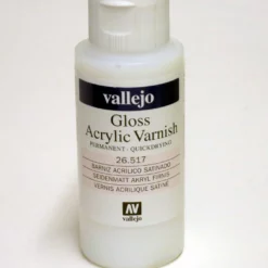 Vallejo GLOSS Acrylic Varnish 2oz / 60ml 26.517 26517 UV Restistant Clear Coat