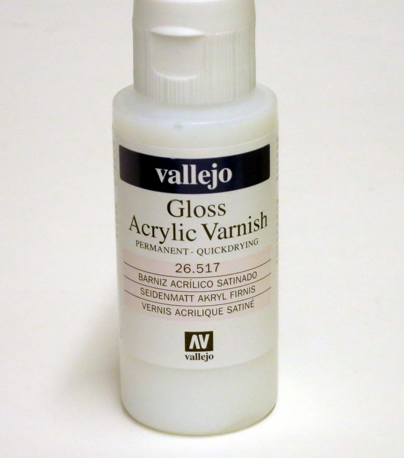 Vallejo GLOSS Acrylic Varnish 2oz / 60ml 26.517 26517 UV Restistant Clear Coat 1 Vallejo GLOSS Acrylic Varnish 2oz / 60ml 26.517 26517 UV Restistant Clear Coat