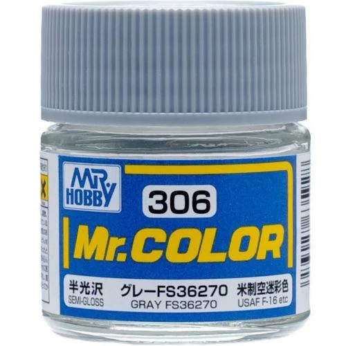 Mr. Color C306 - Gray FS36270 (Semi-Gloss/Aircraft) 1 Mr. Color C306 - Gray FS36270 (Semi-Gloss/Aircraft)