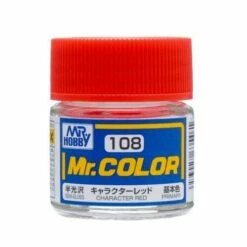 Mr. Hobby GNZ-C108 Semi Gloss Character Red 10ml