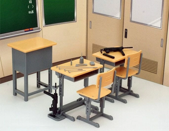 TomyTec Little Armory 1/12 LD013 Defense School Desk 3 TomyTec Little Armory 1/12 LD013 Defense School Desk - Image 3