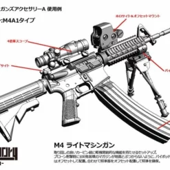 TomyTec Little Armory 1/12 LD022 Guns Accessory A2 13 TomyTec Little Armory 1/12 LD022 Guns Accessory A2 -Bandai Sales tmt30035 2