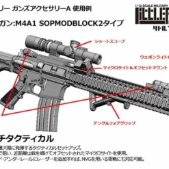 TomyTec Little Armory 1/12 LD022 Guns Accessory A2 14 TomyTec Little Armory 1/12 LD022 Guns Accessory A2 -Bandai Sales tmt30035 3