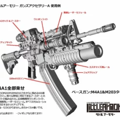 TomyTec Little Armory 1/12 LD022 Guns Accessory A2 17 TomyTec Little Armory 1/12 LD022 Guns Accessory A2 -Bandai Sales tmt30035 6