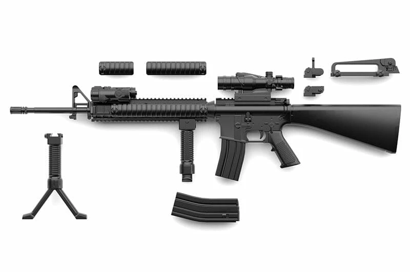 TomyTec Little Armory 1/12 LA056 M16A4 Rifle 4 TomyTec Little Armory 1/12 LA056 M16A4 Rifle - Image 4