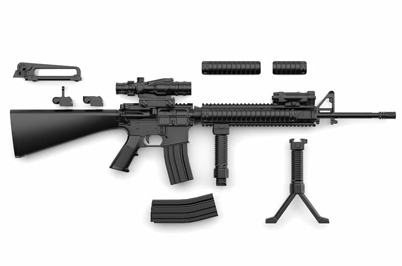 TomyTec Little Armory 1/12 LA056 M16A4 Rifle 5 TomyTec Little Armory 1/12 LA056 M16A4 Rifle - Image 5