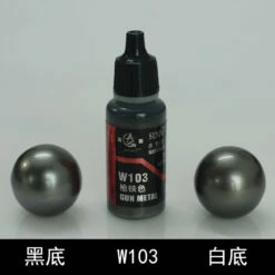 Sunin Acrylic Metal Color W103: Gun Metal