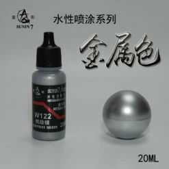 Sunin Acrylic Metal Color W122: Silk Piece Silcer
