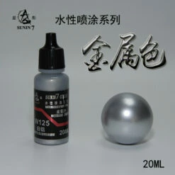 Sunin Acrylic Metal Color W125: White Aluminum