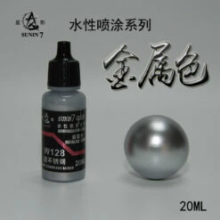 Sunin Acrylic Metal Color W128: Light Stainless Silver