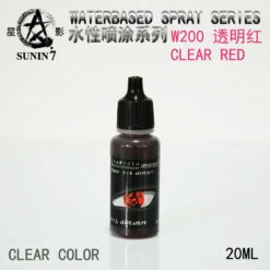 Sunin Acrylic Clear Color W200: Clear Red