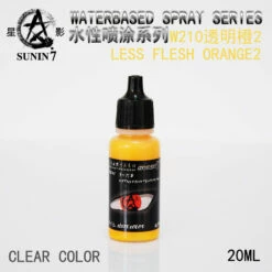 Sunin Acrylic Clear Color W210: Less Flesh Orange 2