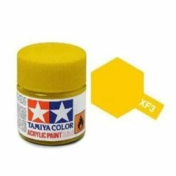 STEVENS Tamiya Color Flat Yellow Mini Acrylic Matte Finish XF-3